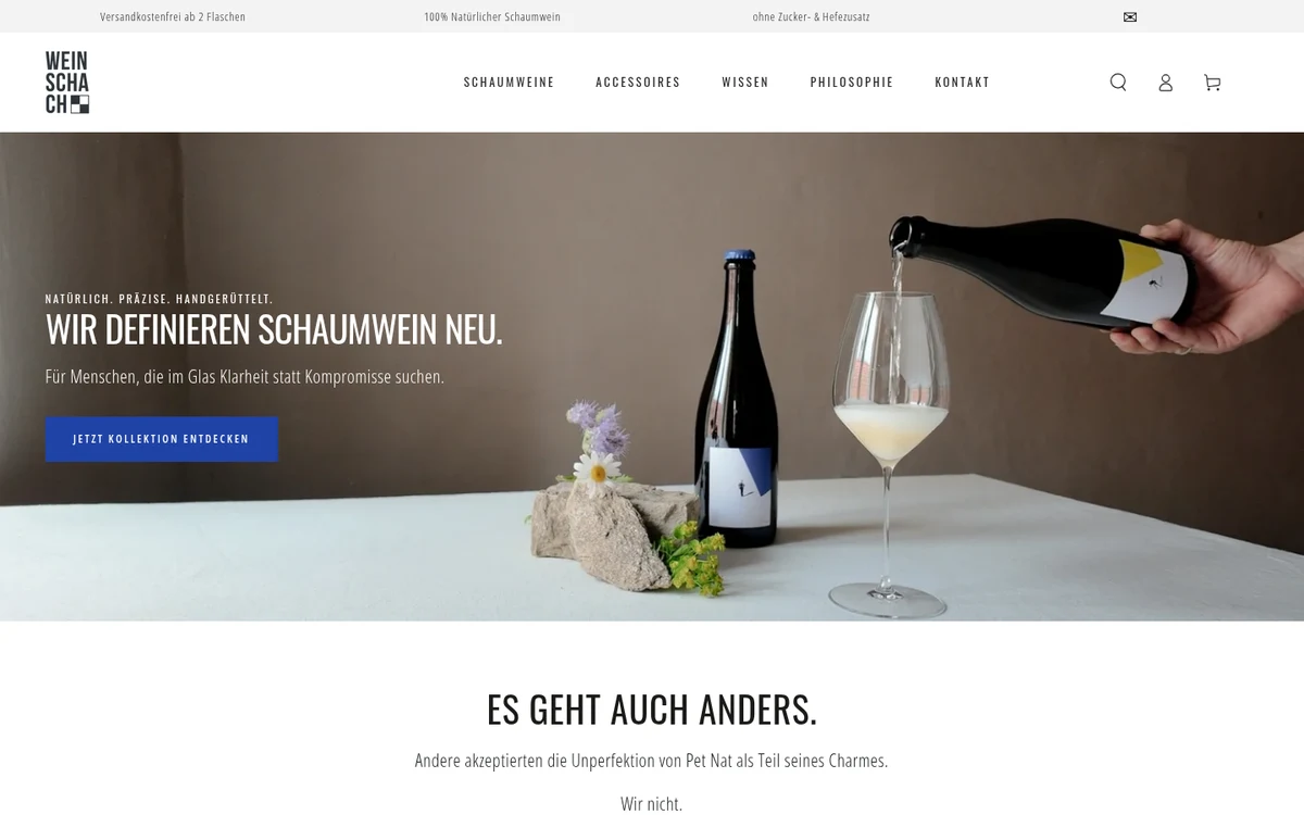 Online-Shop von WeinSchach