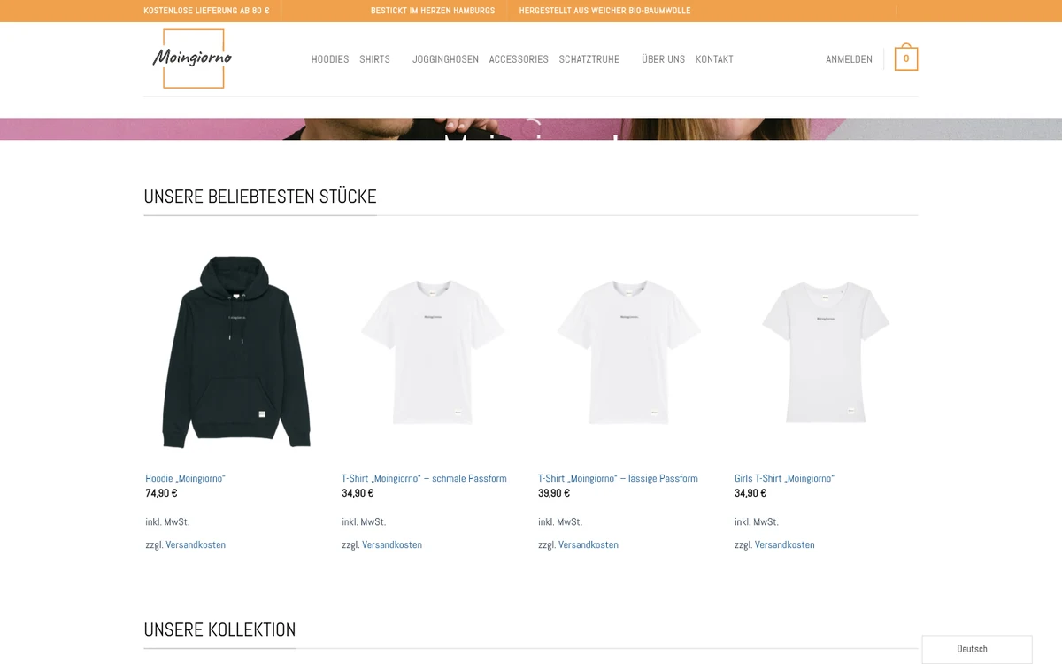 Online-Shop von Moingiorno