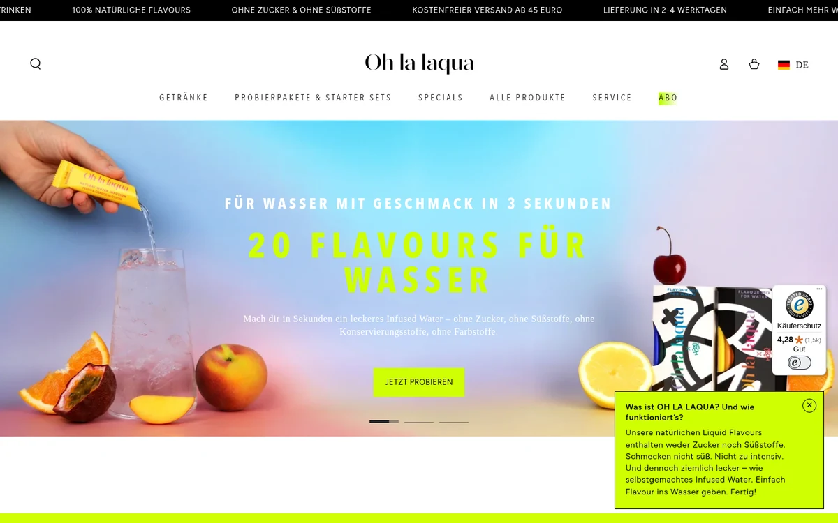 Online-Shop von OH LA LAQUA