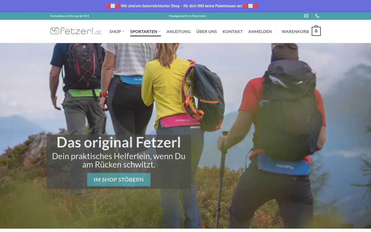 Online-Shop von Fetzerl